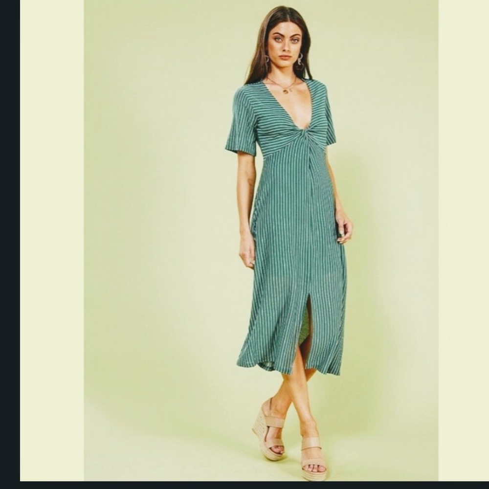 All In Favor Front Knot Dress